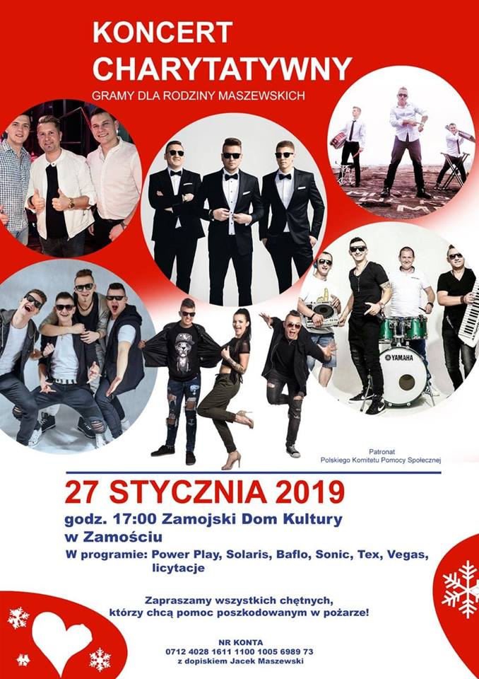 49203500 2550757008273270 7105560024390303744 n Koncert Charytatywny dla rodziny z Kalinowic, która straciła dom w pożarze