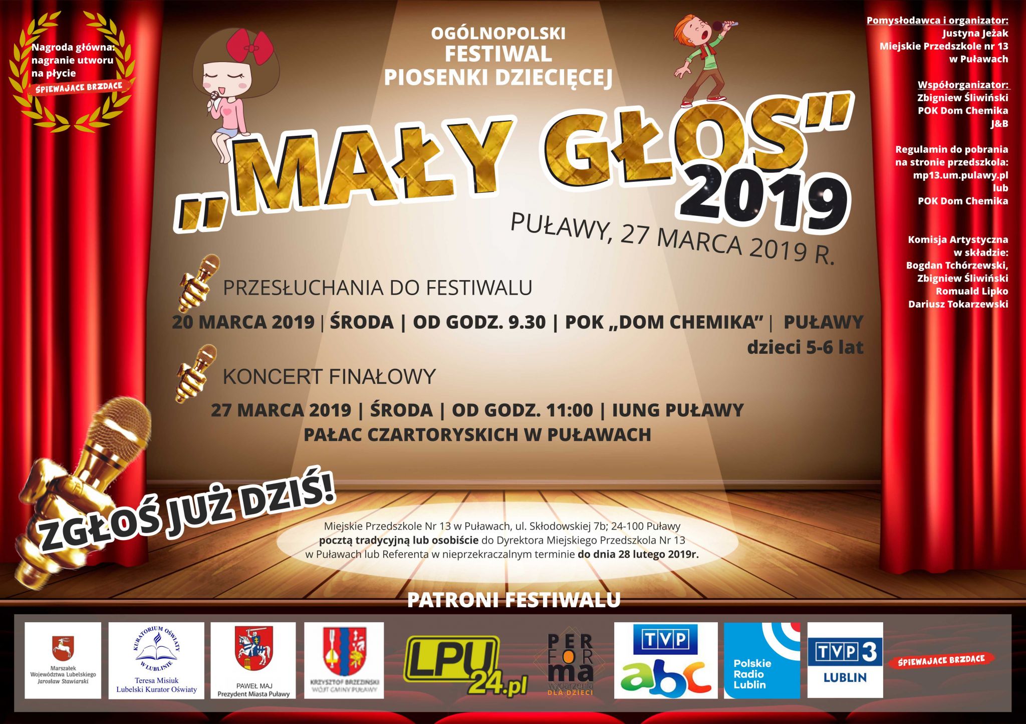 festival piosenki maly glos Festiwal Piosenki Dziecięcej 