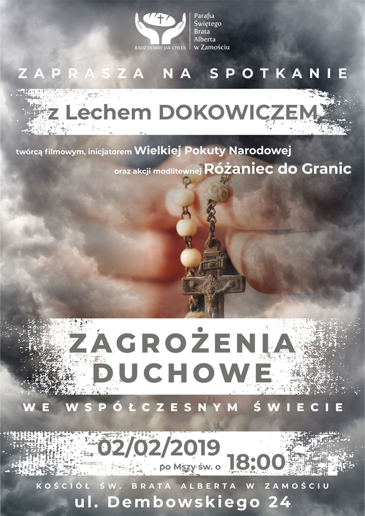 lech dokowicz 3 Zamość: "Zagrożenia duchowe we współczesnym świecie." Spotkanie z Lechem Dokowiczem, inicjatorem akcji Różaniec do Granic