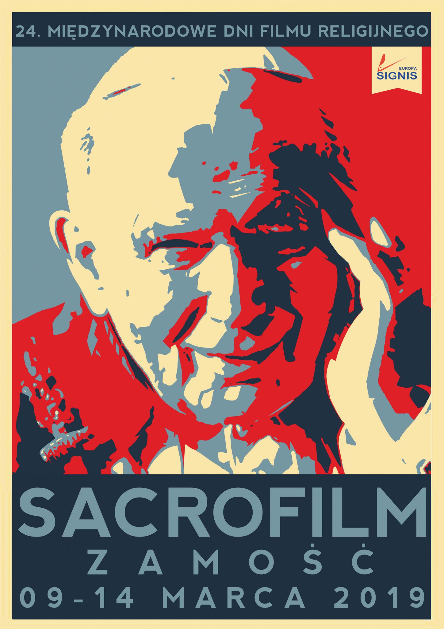 plakat big 2019 Przed nami 24. edycja Międzynarodowych Dni Filmu Religijnego „Sacrofilm”.