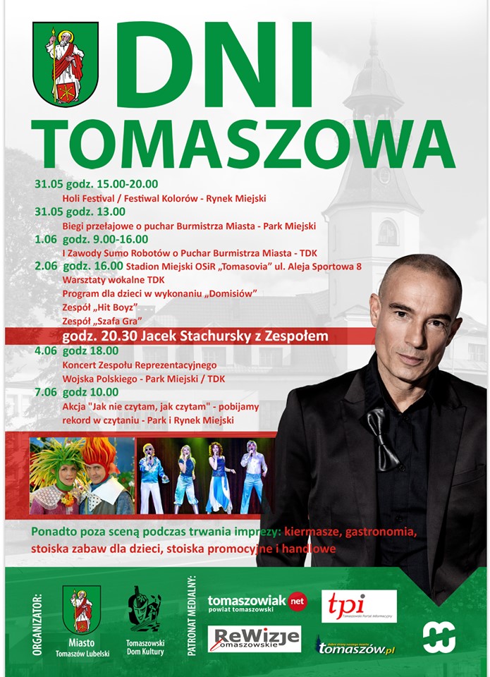 60466915 2511969225502751 9039696042454417408 n Dni Tomaszowa 2019. Holi Festival i koncert Stachurskiego