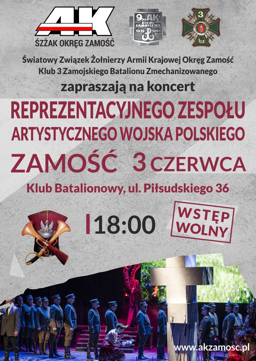 rzawp 03 06 Zamość: Koncert Reprezentacyjnego Zespołu Artystycznego Wojska Polskiego