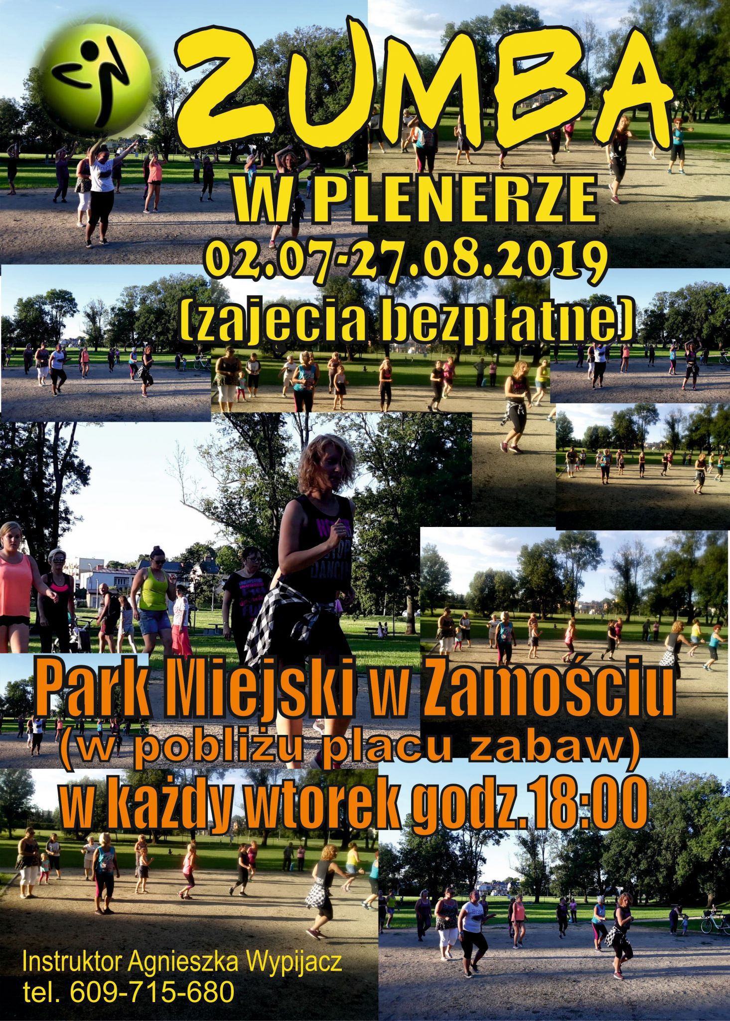 64740466 2307826772872775 4165112546103132160 n Zamość: Wakacyjne zajęcia zumby w parku