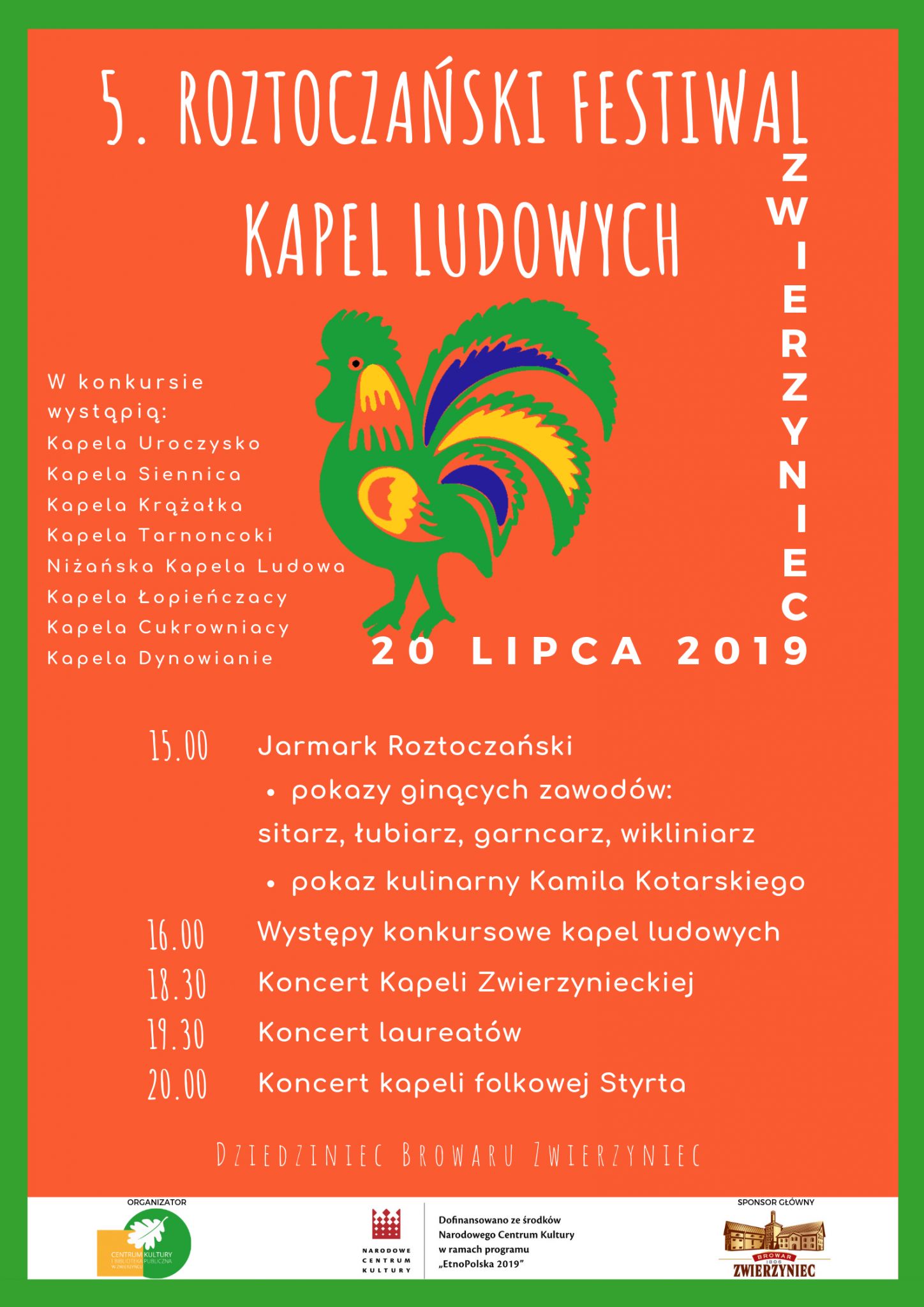 festiwal kapel ludowych Roztoczański Festiwal Kapel Ludowych po raz piąty