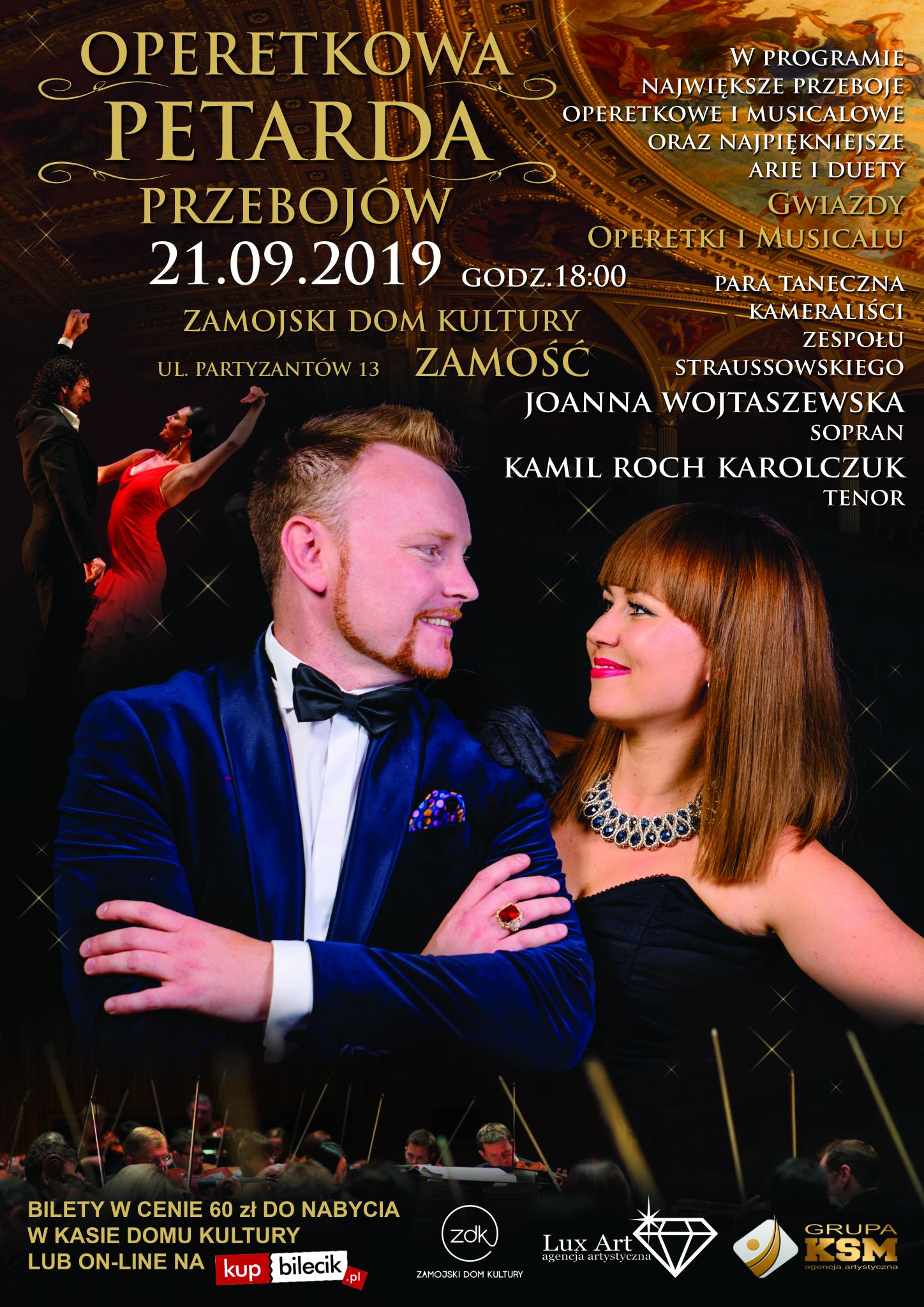 00116 petarda zamosc 2019 06 03 1 Najgorętsza para operetkowa w Polsce zaśpiewa w Zamościu!