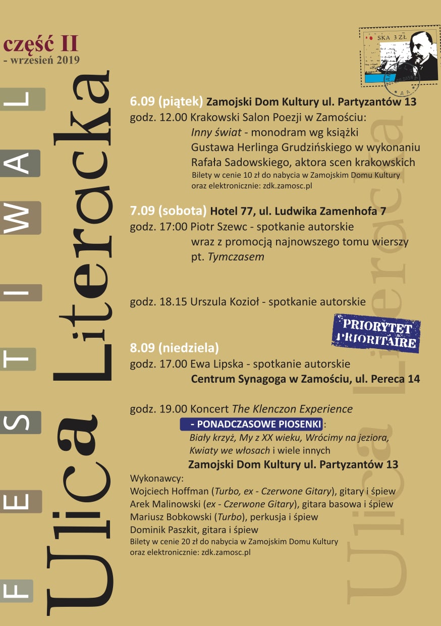 2 2 Literackie, teatralne i muzyczne propozycje w ramach wrześniowej edycji Festiwalu 