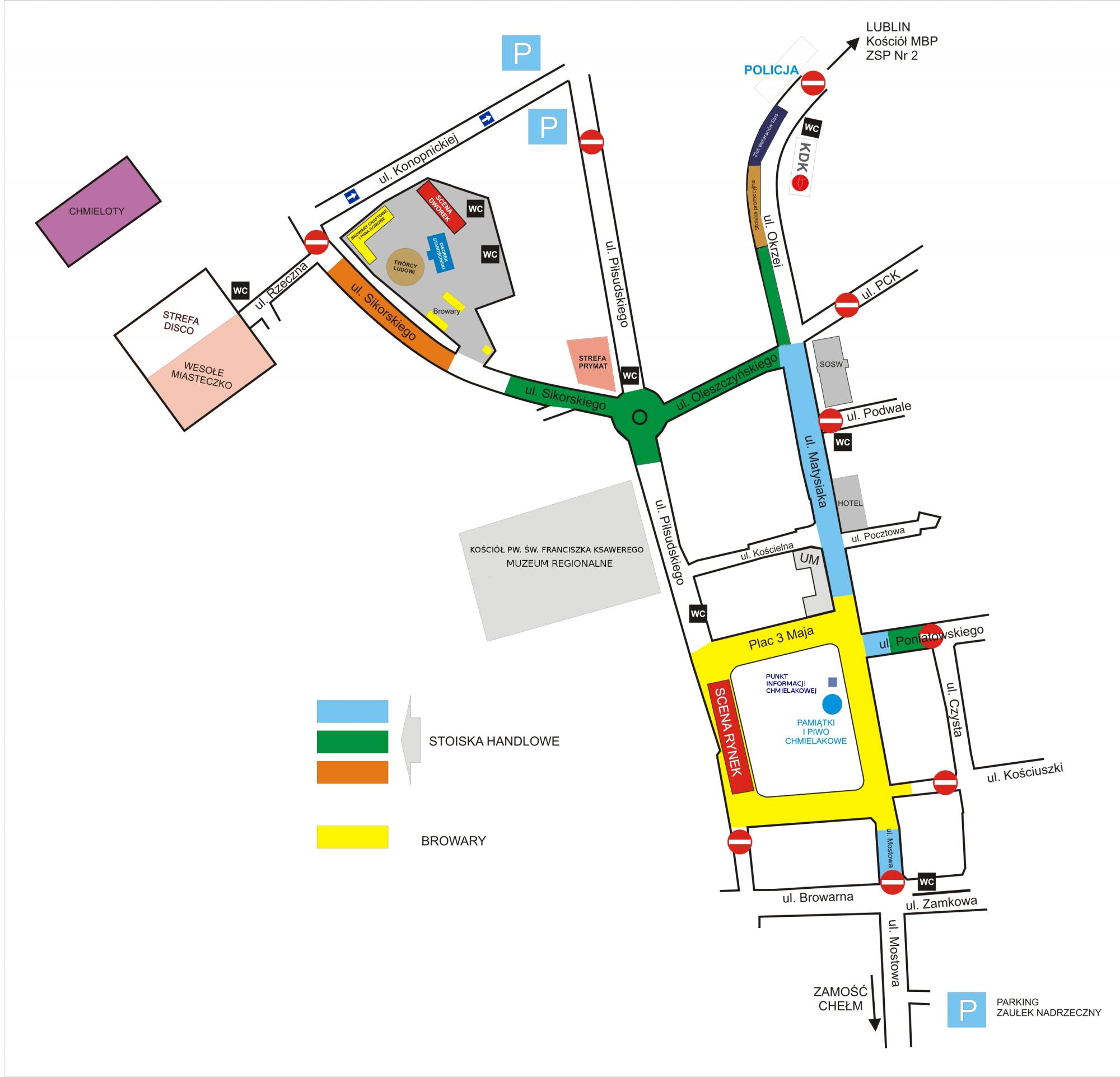 mapka 1 Chmielaki już w ten weekend. Zaśpiewają m.in.: Sarsa, HappySad, Feel, Nocny Kochanek. [PROGRAM]