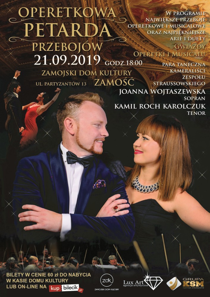 00116 petarda zamosc www 2019 06 03 www „Operetkowa Petarda Przebojów” w ZDK-u. Ogłaszamy, kto zdobywa WEJŚCIÓWKI!