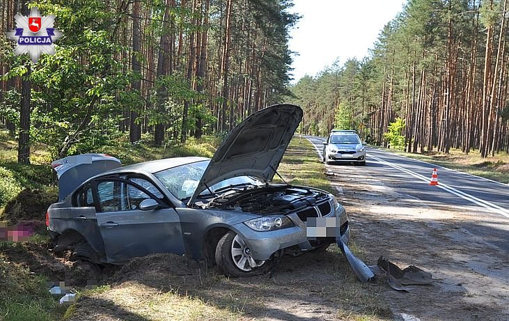 Pijany kierowca BMW spowodował wypadek. Dwójka dzieci ranna