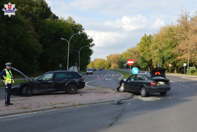 Zderzenie na skrzyżowaniu Sadowej i Dzieci Zamojszczyzny