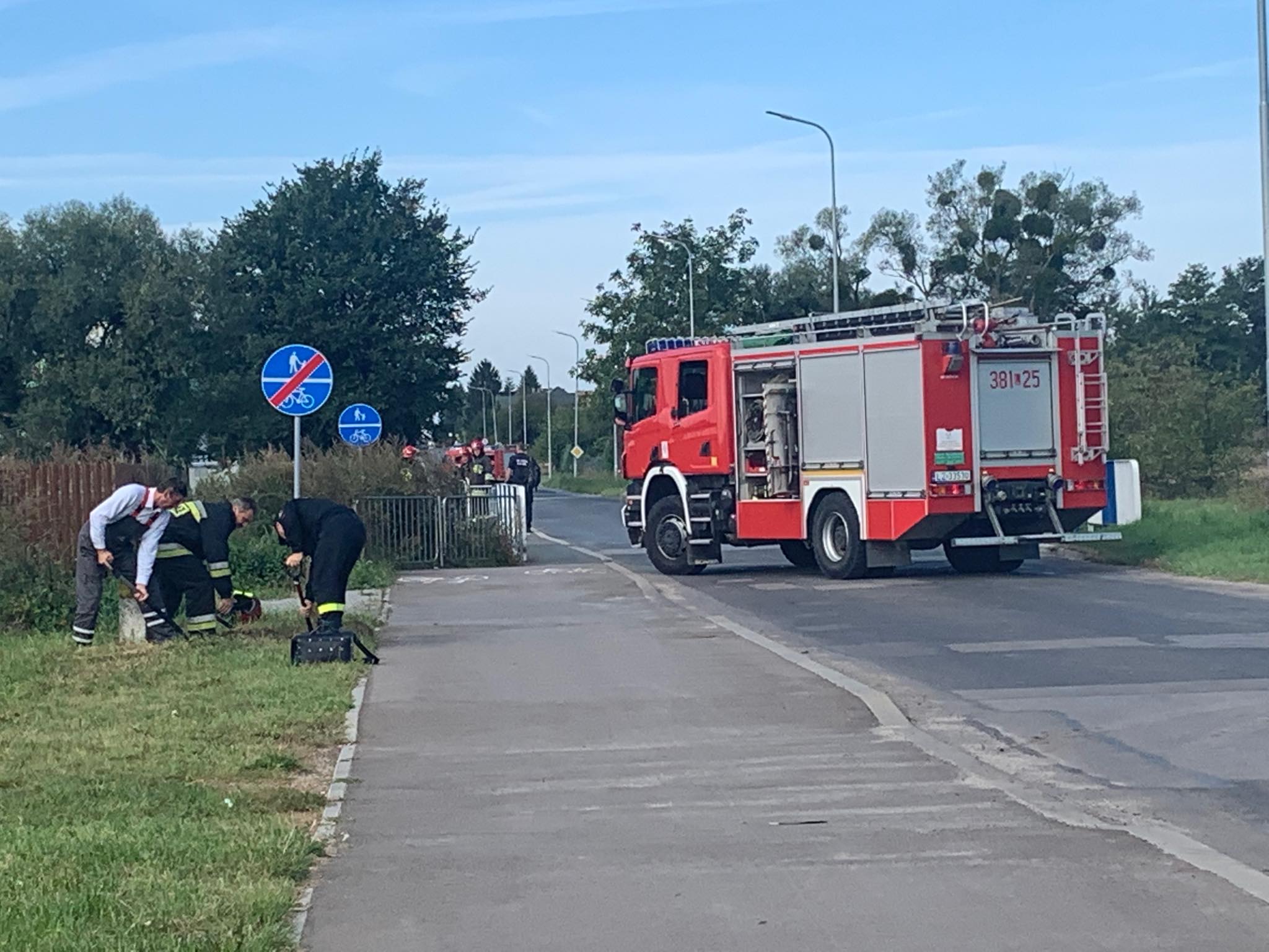 69663259 2342459092686758 8856711430414532608 n Zamość: Z ostatniej chwili! Koparka uszkodziła gazociąg, wycieka gaz