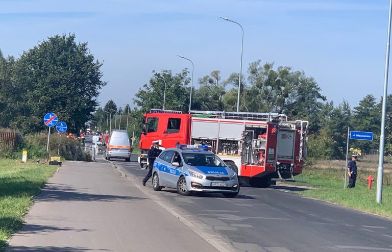 Zamość: Z ostatniej chwili! Koparka uszkodziła gazociąg, wycieka gaz