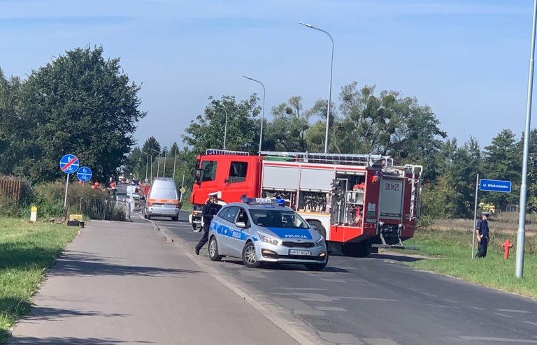 Zamość: Z ostatniej chwili! Koparka uszkodziła gazociąg, wycieka gaz