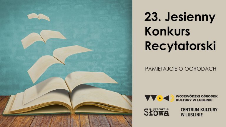 Recytatorzy na start. ZDK zaprasza do udziału w konkursie