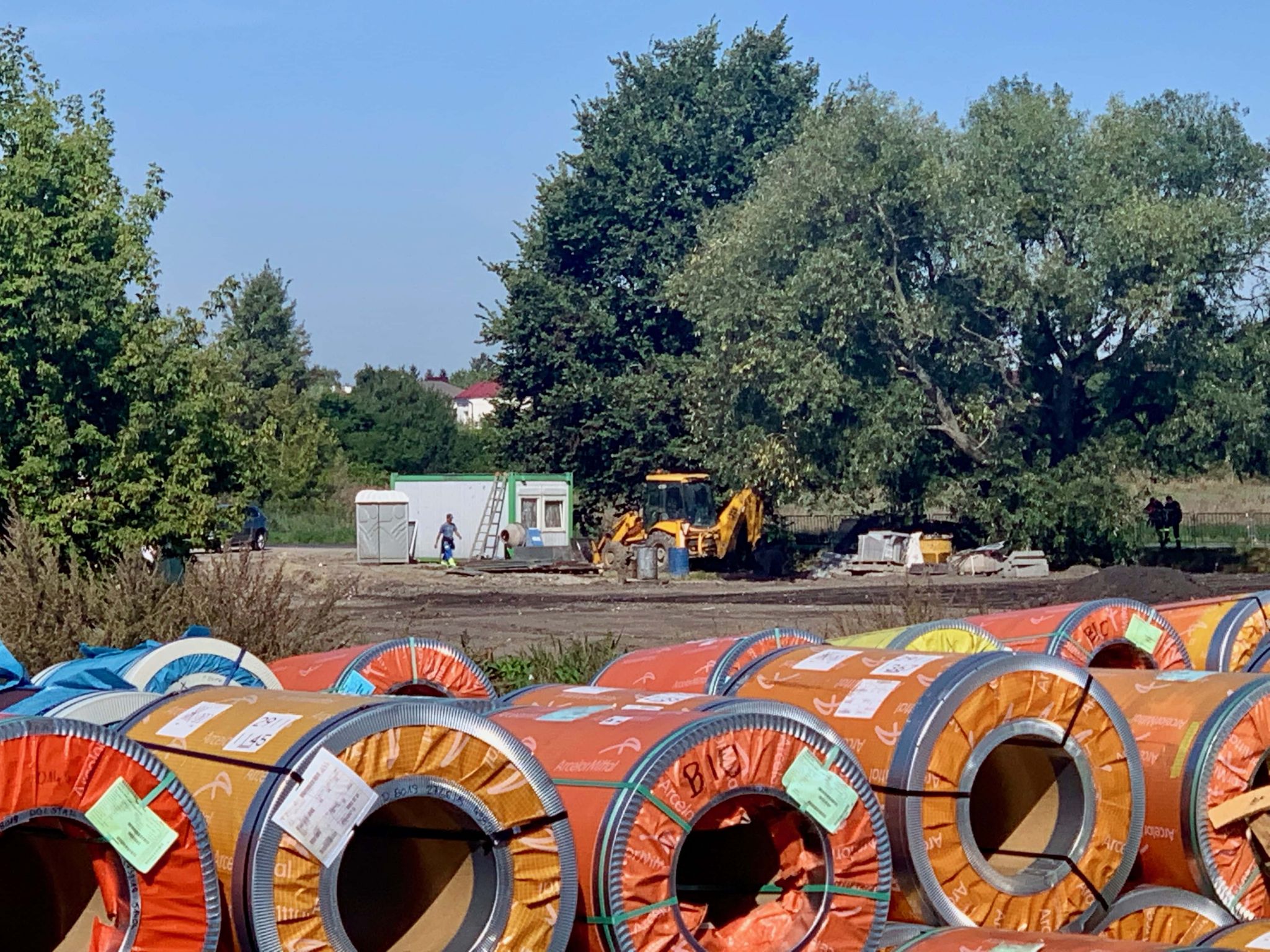 img 3034 Zamość: Z ostatniej chwili! Koparka uszkodziła gazociąg, wycieka gaz