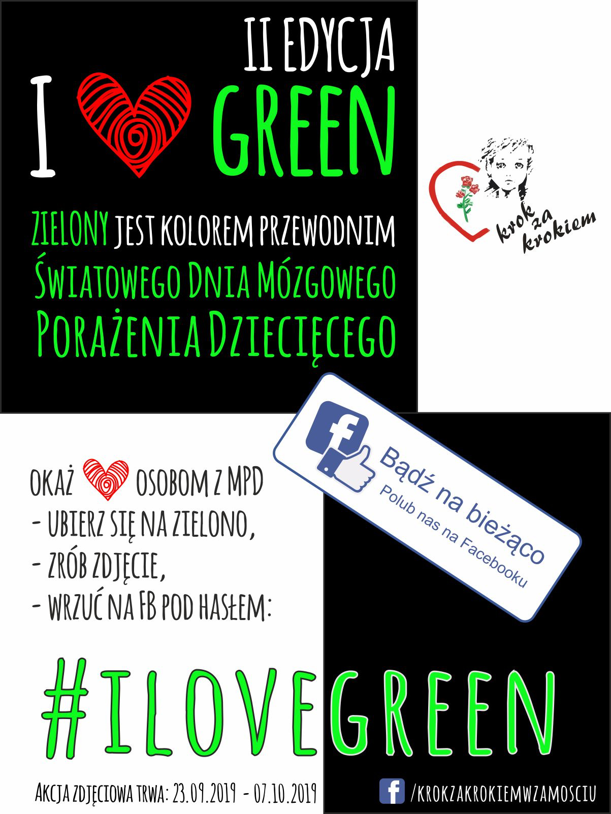plakat ii edycja 2019 Zamość: Happening pod hasłem "I love green" na Rynku Wielkim
