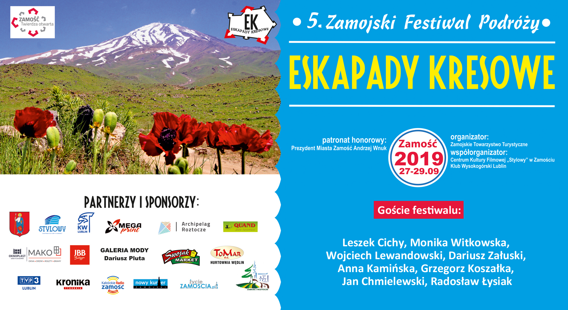 plansza Przed nami 5. Zamojski Festiwal Podróży „Eskapady Kresowe” [PROGRAM]