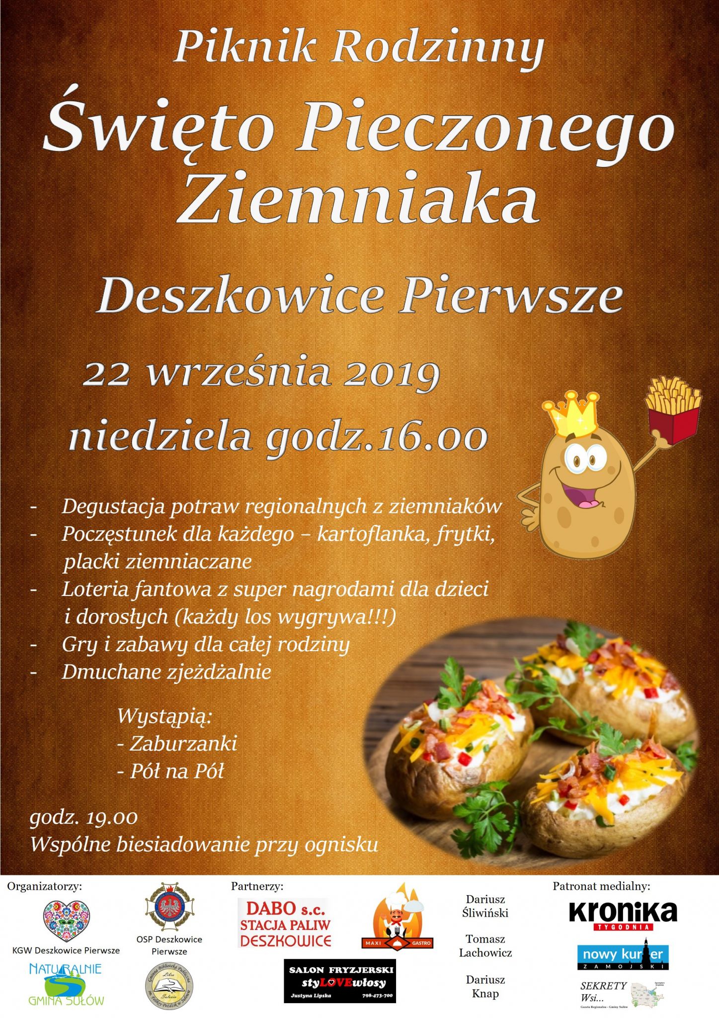 swieto pieczonego ziemniaka Święto Pieczonego Ziemniaka w Gminie Sułów.