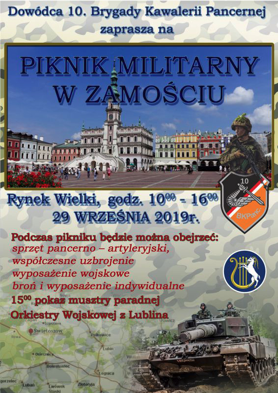 zrzut ekranu 2019 09 27 o 09 02 11 Zamość: Piknik Militarny na Rynku Wielkim