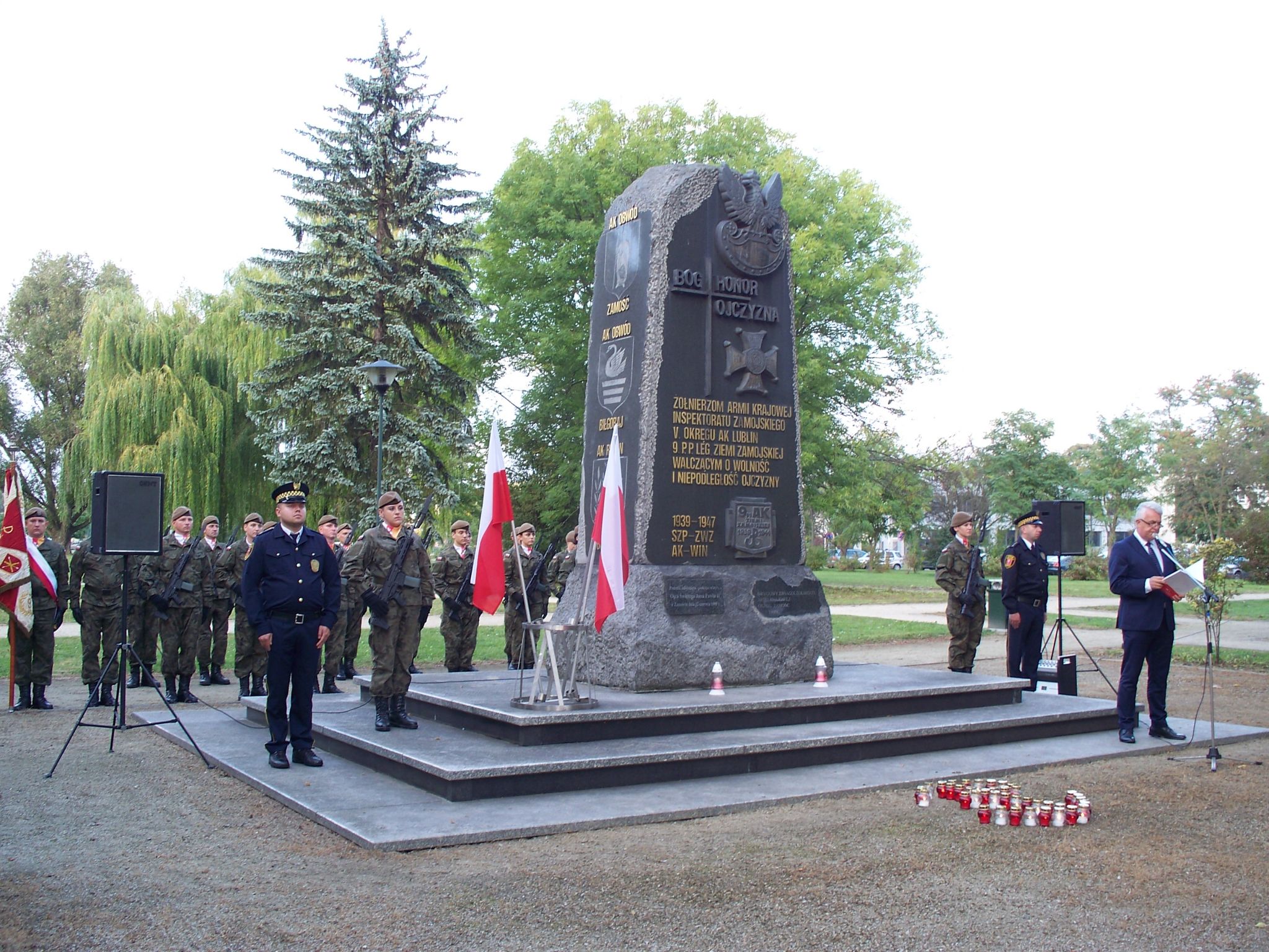 100 9682 Zamość: Obchody 80. rocznicy powstania Polskiego Państwa Podziemnego [ZDJĘCIA]