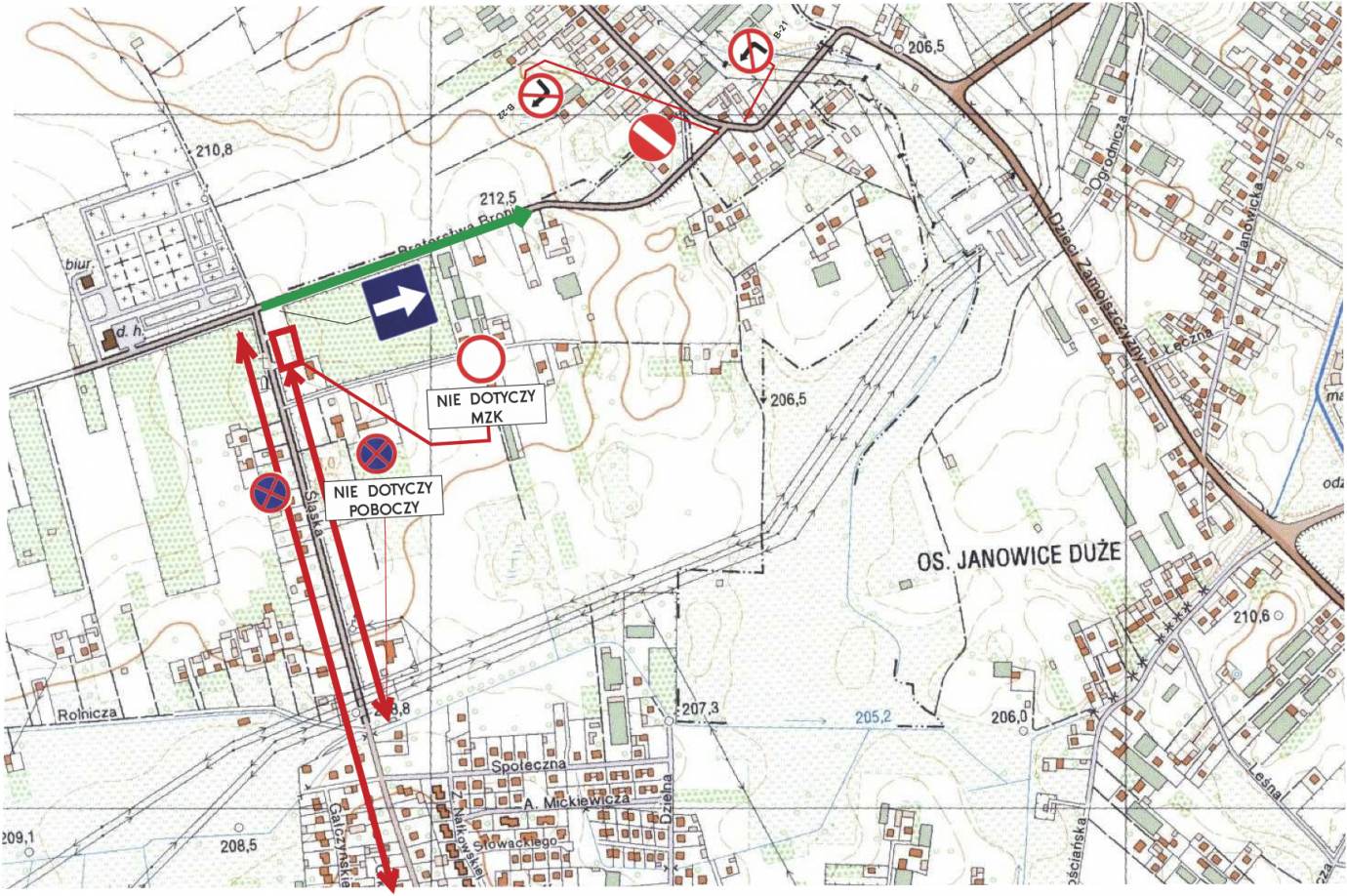 braterstwa broni 1 ZAMOŚĆ: Utrudnienia w ruchu przy cmentarzach. [MAPKI]