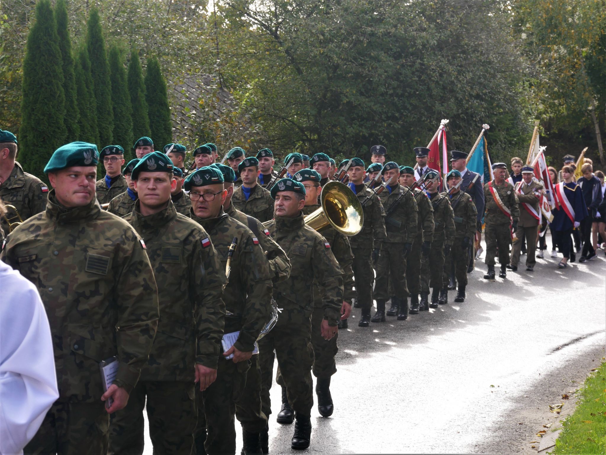 p1130461 Piękne pożegnanie trzech odnalezionych żołnierzy II Inspektoratu Zamojskiego AK [FOTORELACJA]