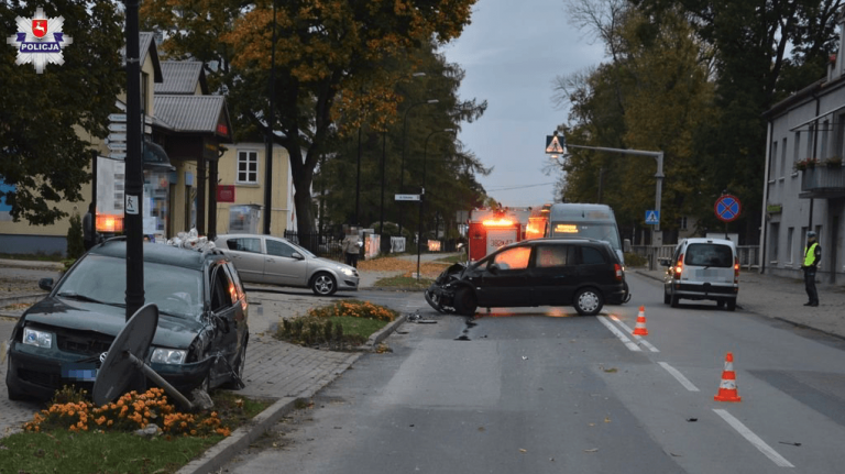 Wypadek w Szczebrzeszynie. 30-latek w szpitalu