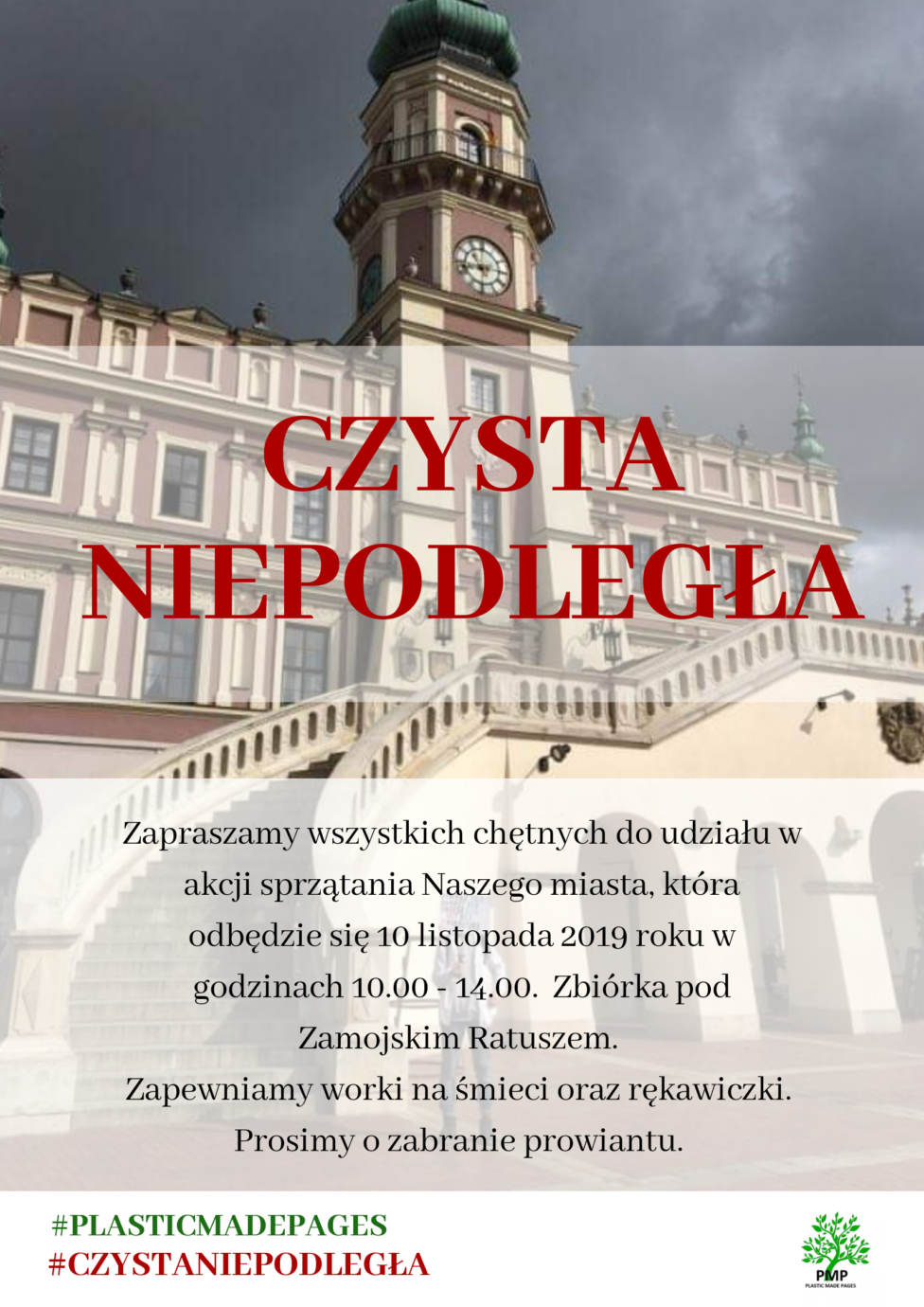 20191028 072821 0000 Posprzątajmy razem Zamość w ramach akcji "Czysta Niepodległa"