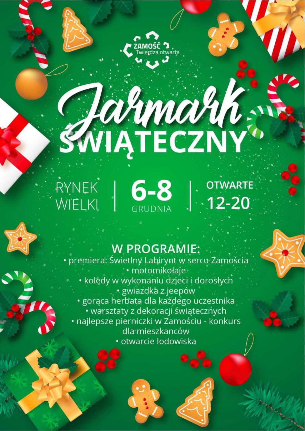 9479 753948044352851205042283547881348590993408n Świetlny labirynt w sercu miasta. Zamość uroczyście odpali świąteczne iluminacje