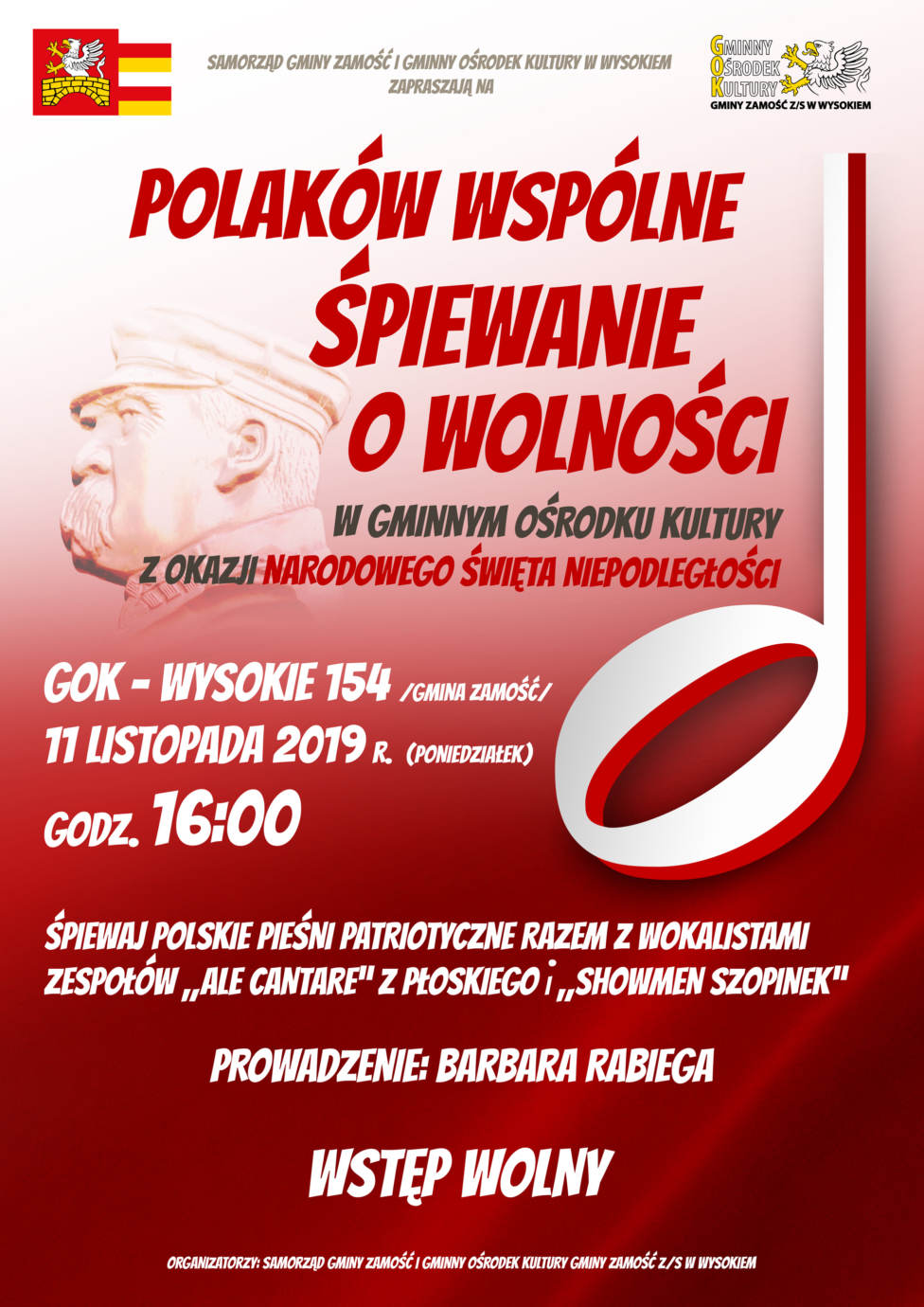 gok 1 Obchody Narodowego Święta Niepodległości w Gminie Zamość [PROGRAM]