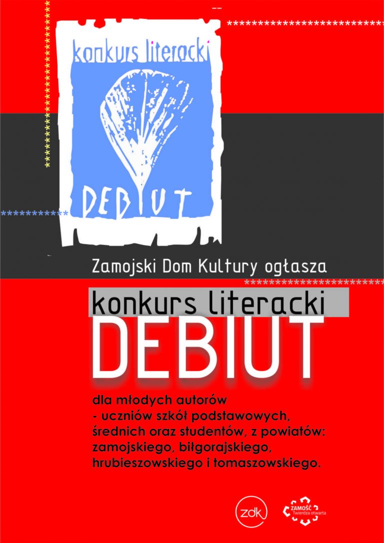 Literacki debiut – konkurs w ZDK-u