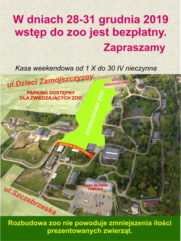 grafika: Ogród Zoologiczny im. Stefana Milera w Zamościu