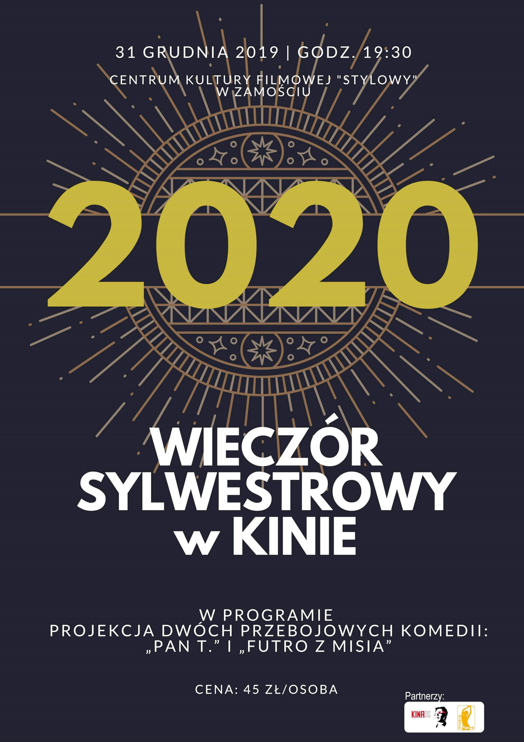 new year poster scaled Wieczór Sylwestrowy w kinie "Stylowym"