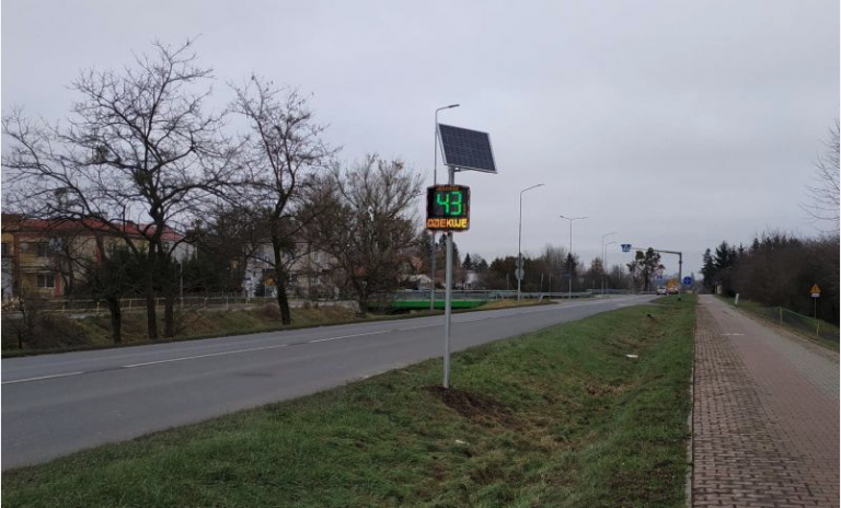 Zamość: W mieście zamontowano nowe radary mierzące prędkość kierowców