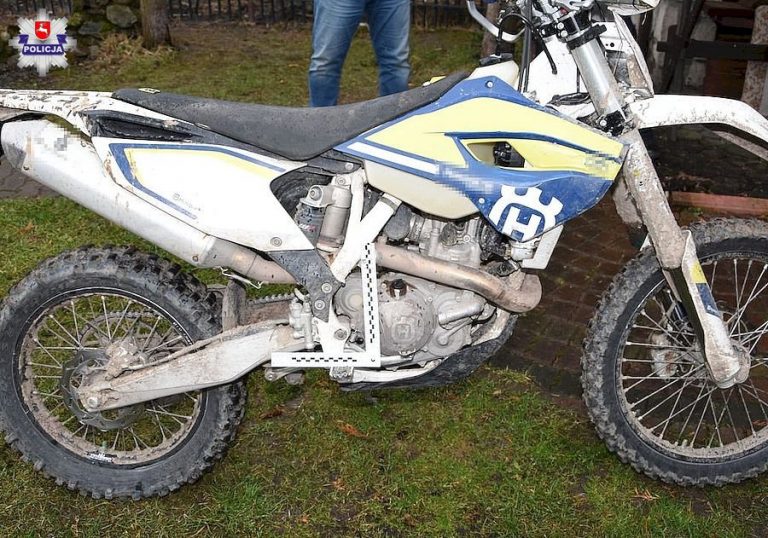 Wypadek motocyklisty