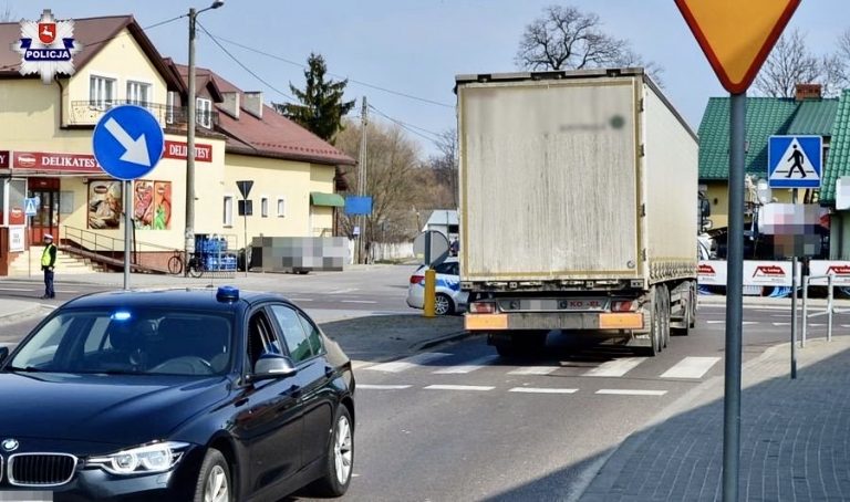 Potrącenie pieszego na przejściu