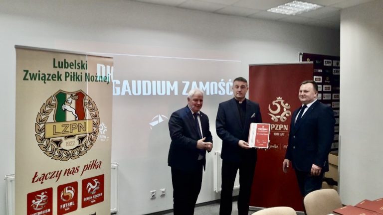 DKS Gaudium Zamość nagrodzony Certyfikatem Srebrnym