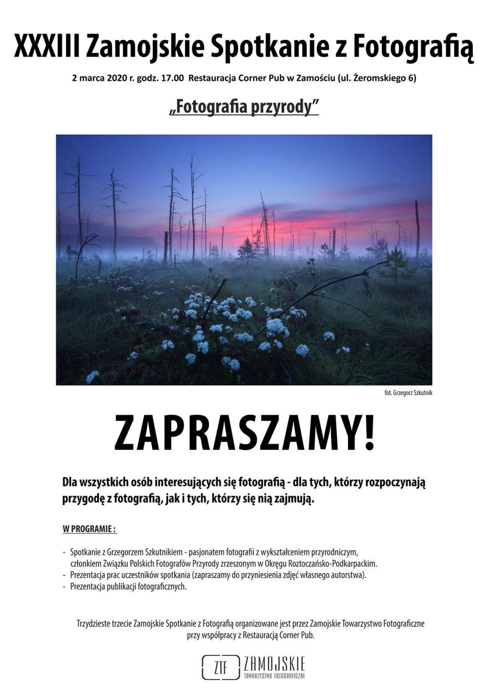 Zamość: Dziś dwie fotograficzne imprezy