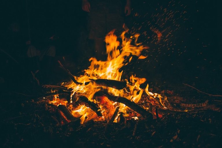 Biesiadowali przy ognisku, mimo zakazu zgromadzeń