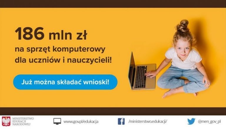 Komputery dla uczniów. Zamość złożył wniosek