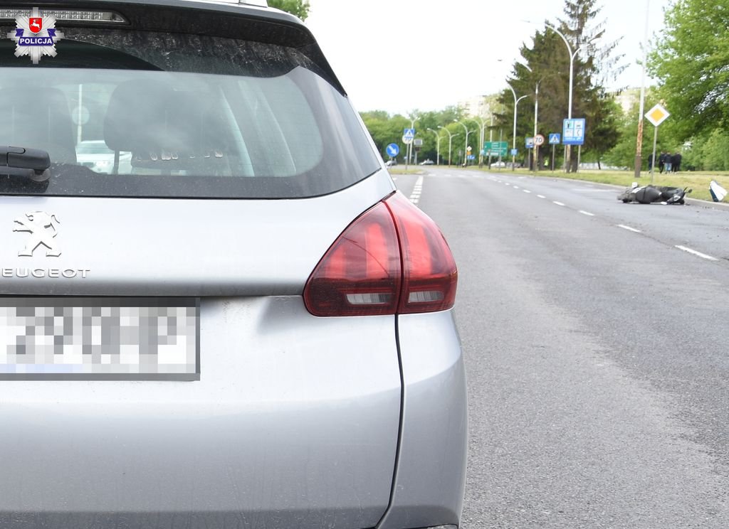 68 168154 Zamość, Łabunie: Groźne wypadki z udziałem motorowerzystów