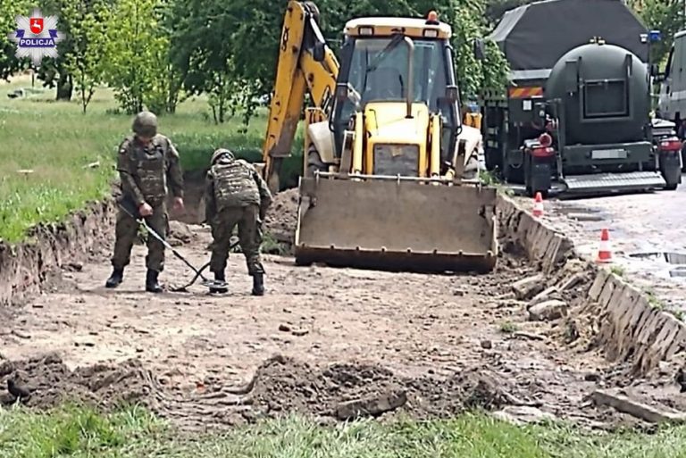 Zamość: Granat moździerzowy na placu budowy
