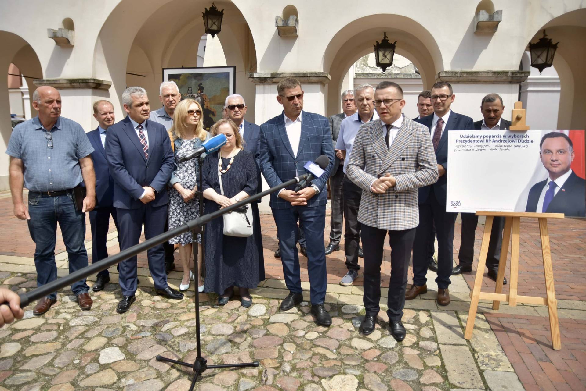 dsc 7774 Zamość: Udzielili poparcia prezydentowi Andrzejowi Dudzie