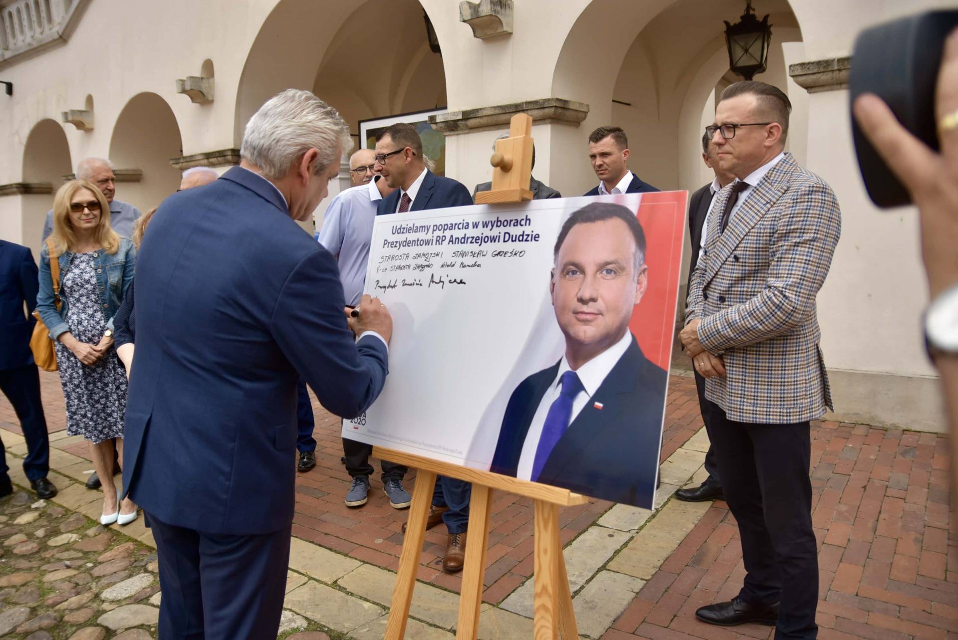 dsc 7778 Zamość: Udzielili poparcia prezydentowi Andrzejowi Dudzie