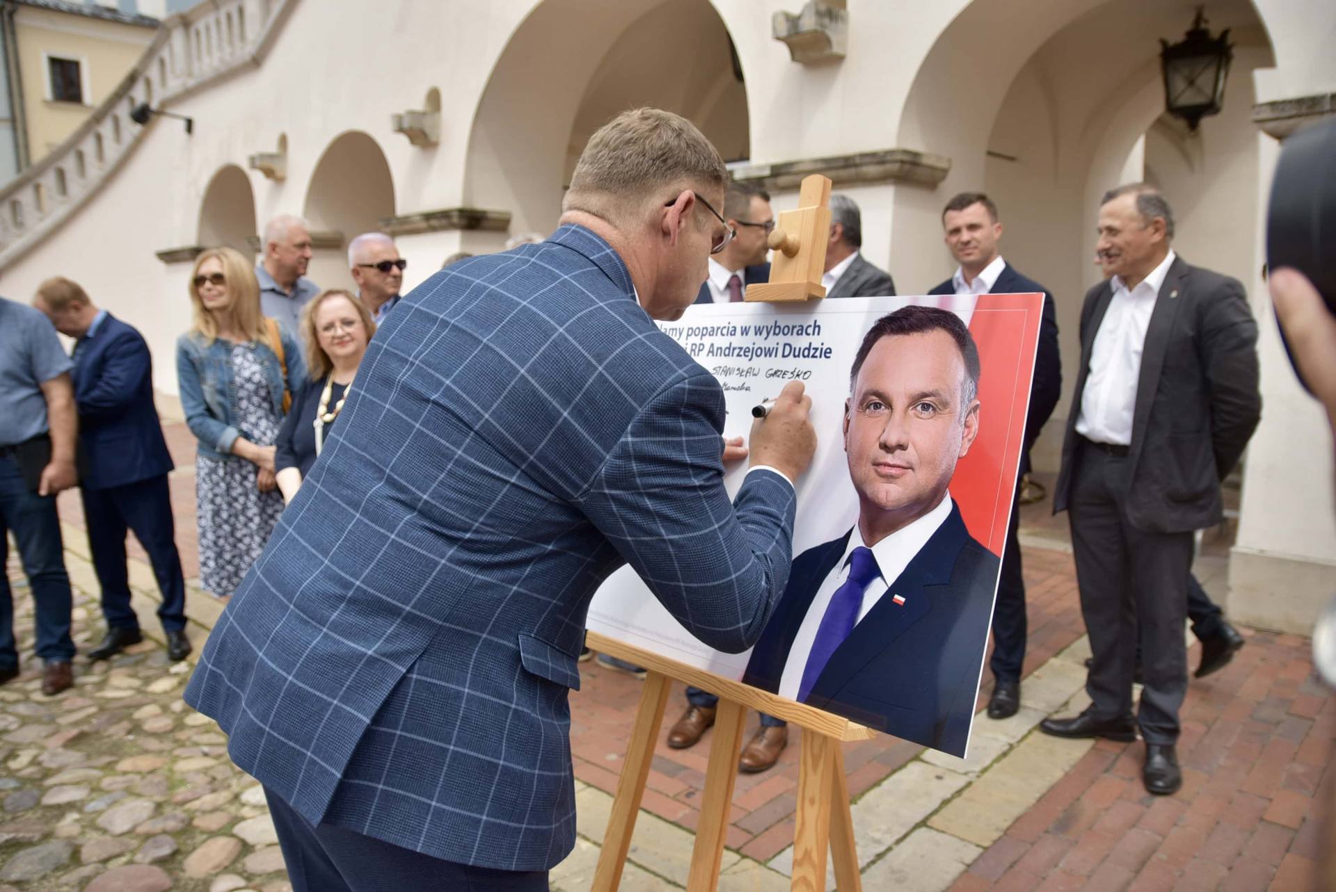 dsc 7779 Zamość: Udzielili poparcia prezydentowi Andrzejowi Dudzie