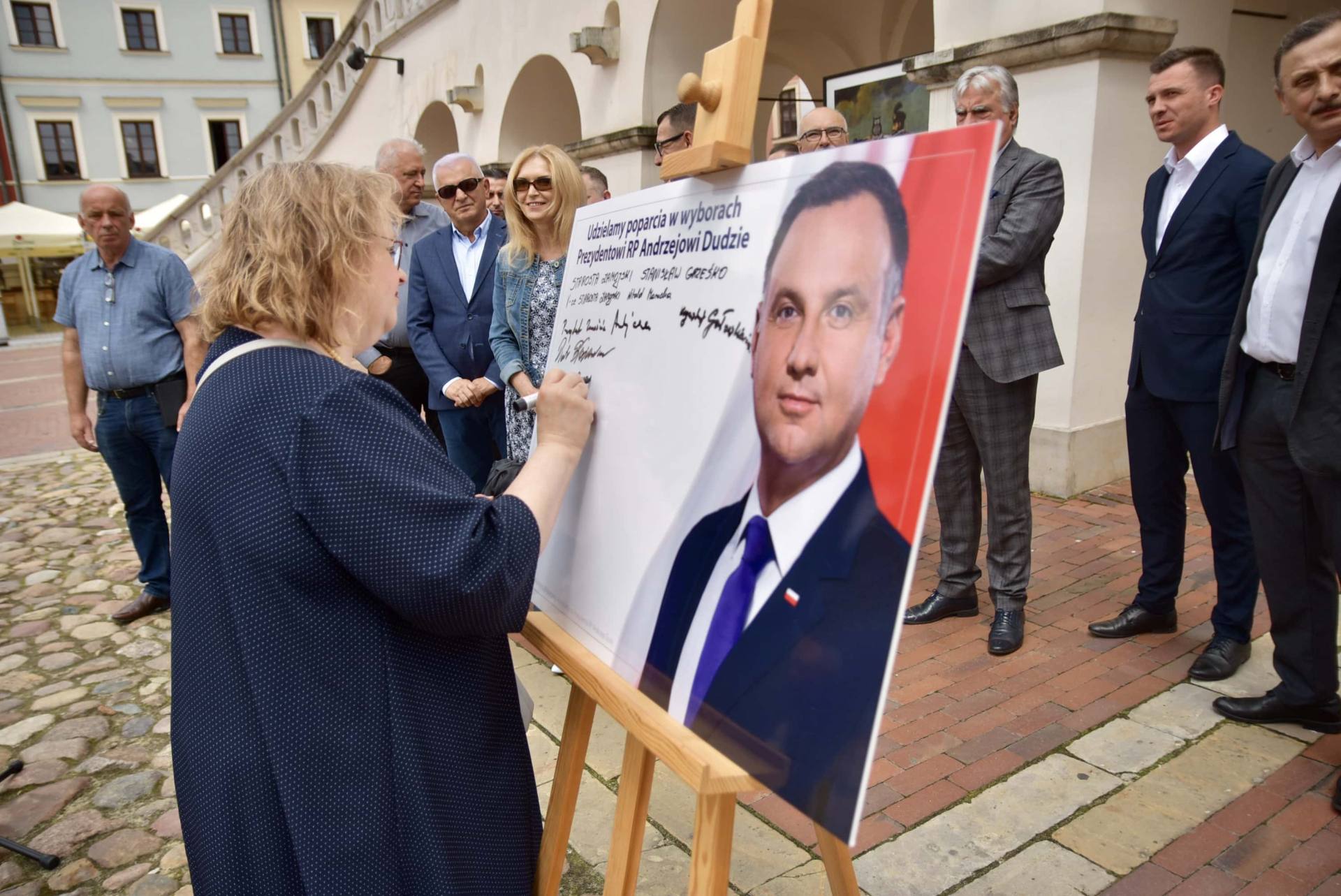 dsc 7781 Zamość: Udzielili poparcia prezydentowi Andrzejowi Dudzie