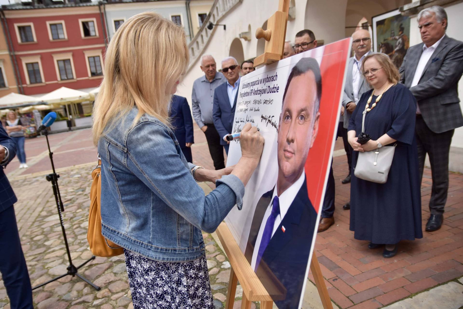 dsc 7782 Zamość: Udzielili poparcia prezydentowi Andrzejowi Dudzie