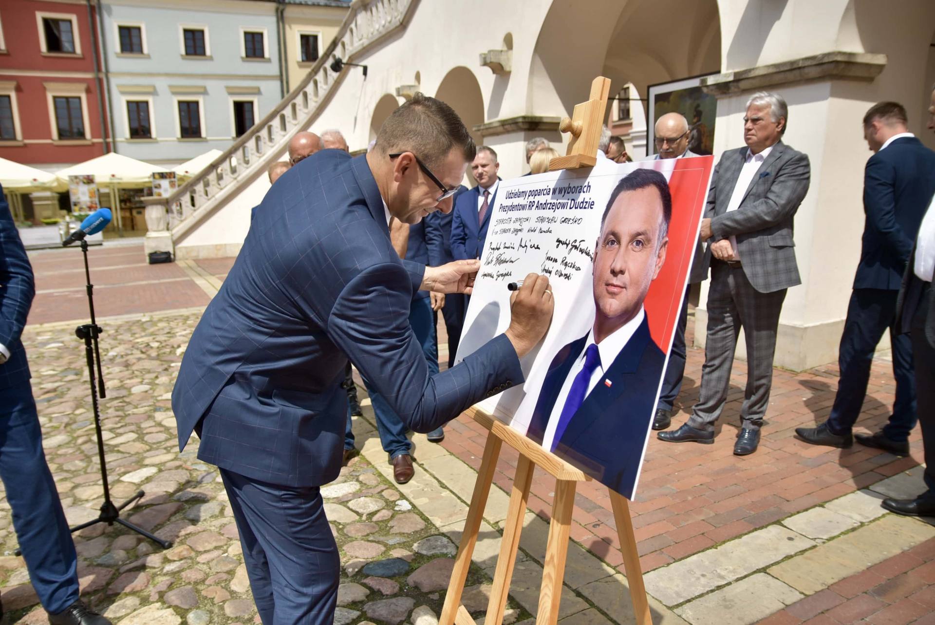 dsc 7785 Zamość: Udzielili poparcia prezydentowi Andrzejowi Dudzie