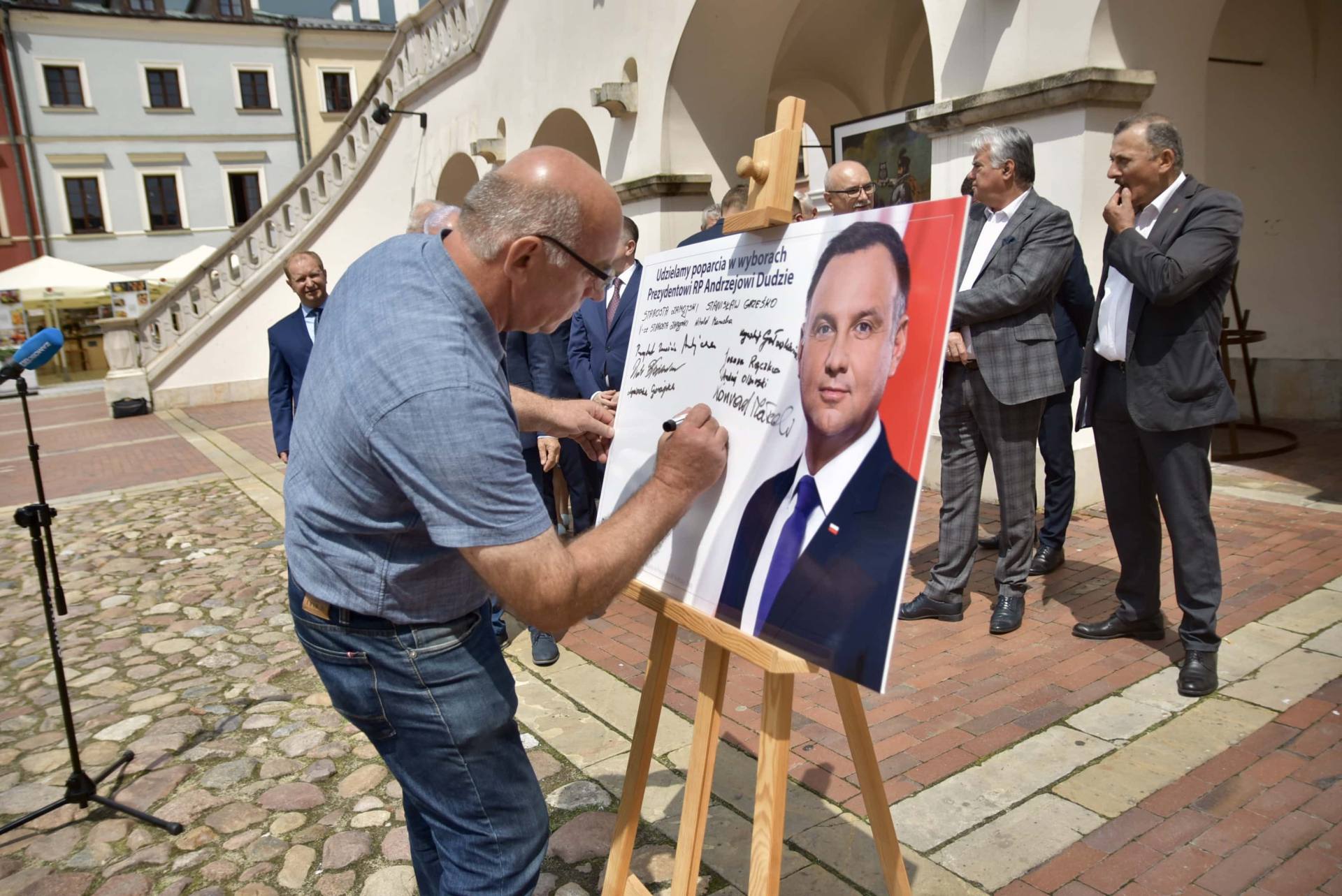 dsc 7786 Zamość: Udzielili poparcia prezydentowi Andrzejowi Dudzie