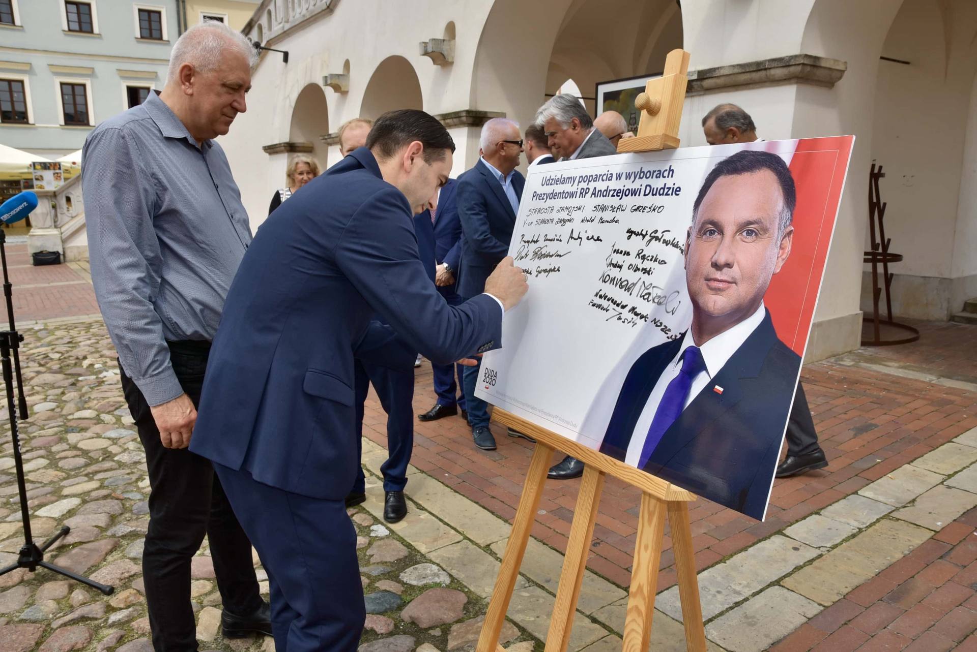 dsc 7787 Zamość: Udzielili poparcia prezydentowi Andrzejowi Dudzie